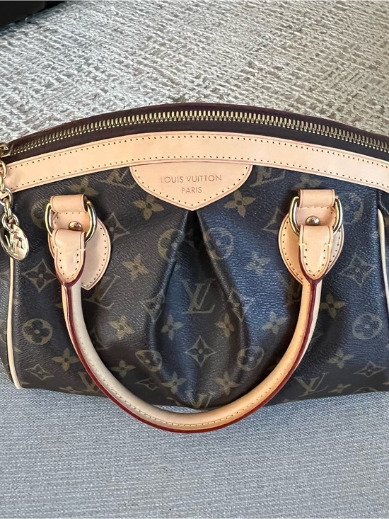 Louis Vuitton Handbags - Louis Vuitton Tivoli PM Monogram Canvas Brown & Vachetta Leather Satchel